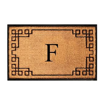 A1 Home Collections Natural Coir & Rubber Large Door Mat, Heavy-Duty, Dirt-Trapping Entrance Mat
