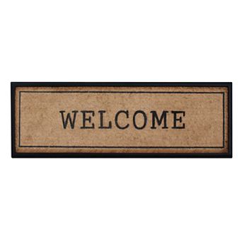 A1 Home Collections Natural Coir & Rubber Large Doormat, Heavy-Duty, Durable, Long-Lasting Mat