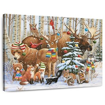 Magical Forest Holiday Wall Art