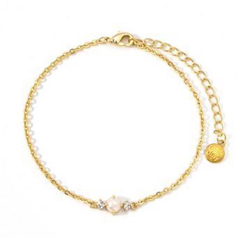 Glimmering Pearl Bracelet