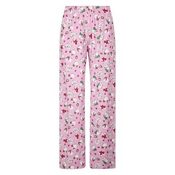 Women's "Fleece Navidad" Giftable Novelty Christmas Pajama Pant In Bag