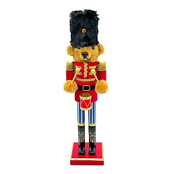 Wizardi Royal Guard Bear Wooden Nutcracker F07AM9-15-N01009B