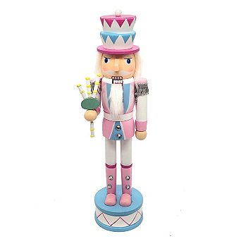 Wizardi Bagpiper Wooden Nutcracker F07AM9-20-N01820B