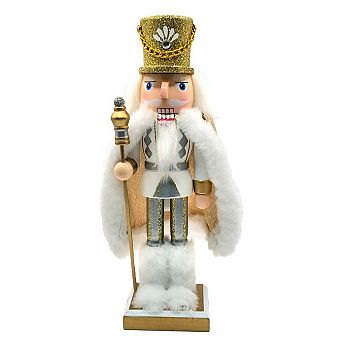 Wizardi Gold Scepter Wooden Nutcracker F07AM9-29-N01868C