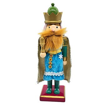 Wizardi Blue King Wooden Nutcracker F07AM9-74-N01849A