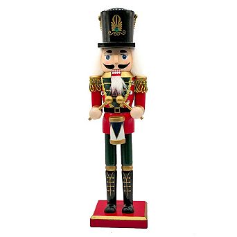 Wizardi Drummer Wooden Nutcracker F07AM9-27-N01867A