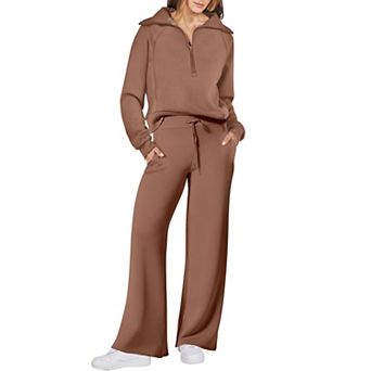 Womens 2 pc Loose Lounge Sets Soft Stretch Casual Fall Outfits