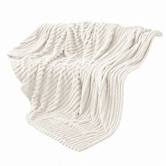 Ultra Plush Microfiber Fleece Blanket Cozy Warm Gift For Couch Bed