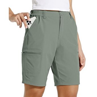 Women's Stretch Quick Dry Hiking Golf Shorts With Pockets UPF50 Water Resistant