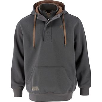 Mens Legendary Whitetails Quarter Zip Heavyweight Hoodie