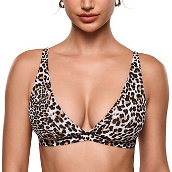 Women's Soft Comfort Deep V Plunge Non Padded Non Wired Sleep Bra