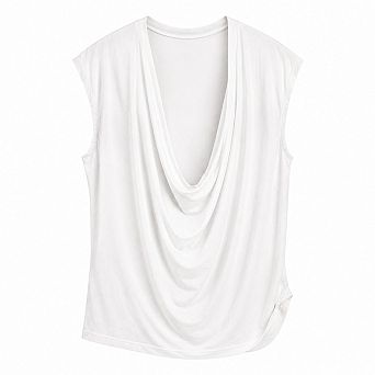 Casual Summer Cap Sleeve Batwing Sleeve Stretch T Shirt Tops