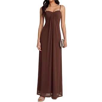Womens Floral Maxi Dress Spaghetti Strap Bodycon Beach Wedding Guest Cocktail Gown