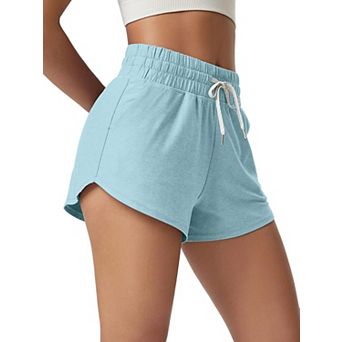 Women's Performance Shorts Ultra Soft Mid Rise Relaxed Pockets Wicking UPF 50 Plus
