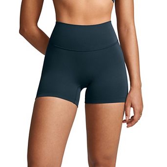 High Waist No Front Seam Women Biker Shorts Soft Stretchy Workout Gym Yoga