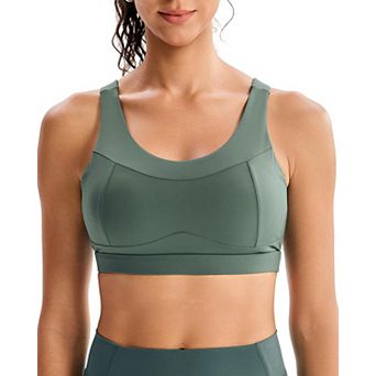 High Impact Women Racerback Workout Sports Bra Tank Top Push Up Support
