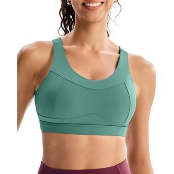 High Impact Women Racerback Workout Sports Bra Tank Top Push Up Support