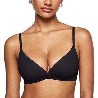 Women's Triangle Bralette Unlined Adjustable Straps Supportive Comfort
