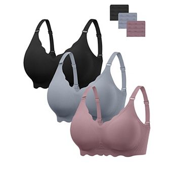 Wireless Push Up T Shirt Bra Seamless Comfort Adjustable Support