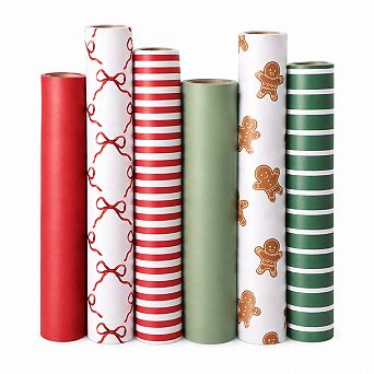 Wrapping Paper Christmas Holiday Designs Thick Paper For Gift Wrapping