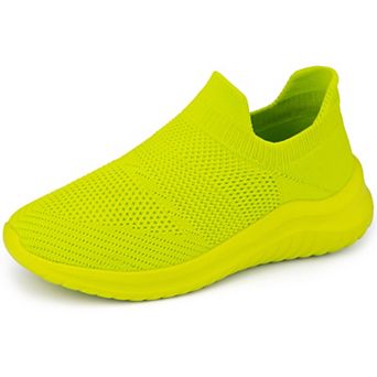 Women's Slip on Knit Breathable Walking Socks Shoes