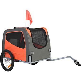 Dog Bike Trailer, Supports up to 66 lbs, Pet Cart Bicycle Carrier