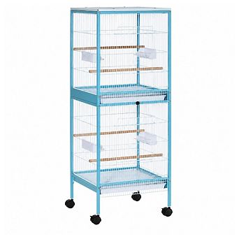 Large Bird Cage with 1.7 ft. Width for Wingspan, Bird Aviary Indoor with Multi-Door