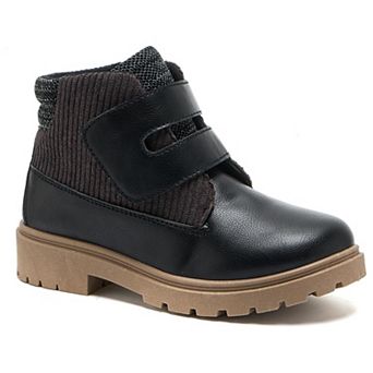 Daclay Toddler Boys Girls Waterproof Synthetic Leather Work Boots