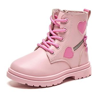 Daclay Kids Boys Girls Waterproof Ankle Boots Plush Short Boots