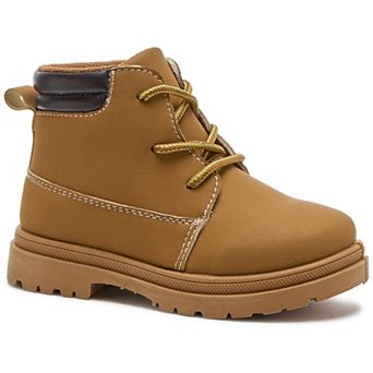 Daclay Toddler Boys Girls Combat Boots Waterproof Winter Snow Work Hiking Boots