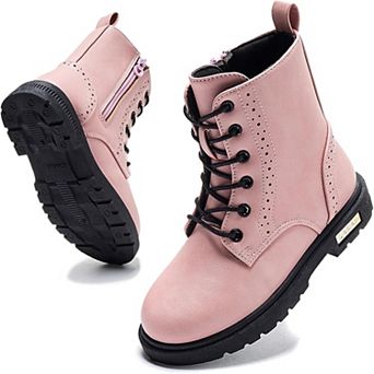 Daclay Toddler Boys Girls Waterproof Anti-Slip Plush Short Ankle Boots