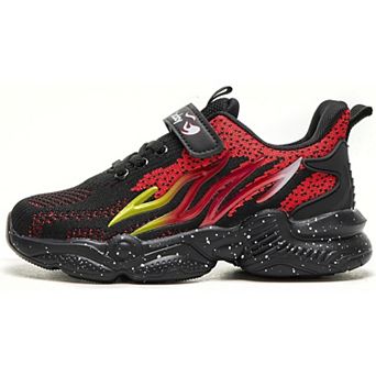 Daclay Kids Shock Absorption Sneakers Boys Girls Breathable Running Shoes