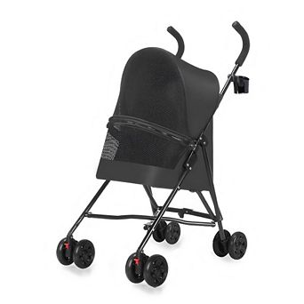 Pet Stroller for Small Dogs Cats with Mesh Ventilation, Lightweight Foldable Design