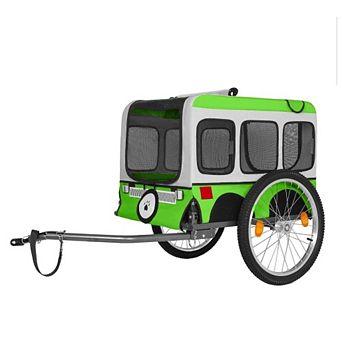 Large Folding Bike Trailer for Dogs - 20×2 1/8 in Wheels