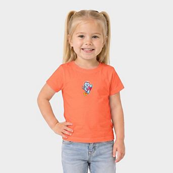 Astronaut Cat Stars - Toddler Short Sleeve Graphic T-Shirt