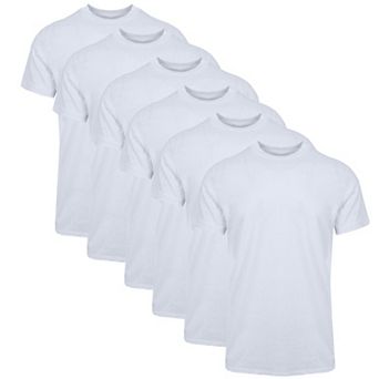 Galaxy M&T Men's Premium Heavyweight Crew Neck Short Sleeve Tee 6 Pack