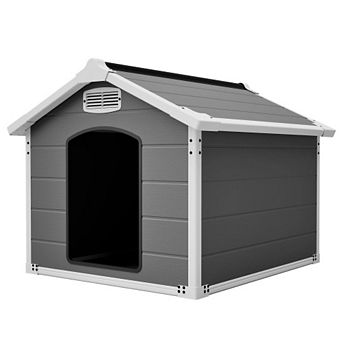 50.5" Large Dog House for Large Breeds, Outdoor Indoor Heavy Duty Pet House