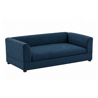 Comfortable Oversized Pet Sofa for Medium/Large Dogs - Modern Rectangular Design with Backrest