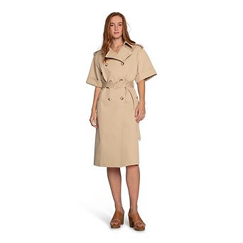 Dust & Daring Short Sleeve Trench Style Dress