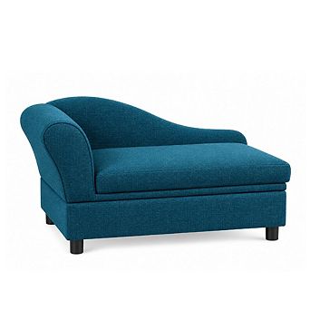 PawHut Pet Sofa, Dog Couch, Elevated Pet Bed for Small and Medium Dogs, with Hidden Storage