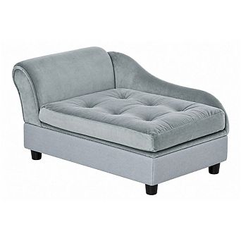 Luxury Fancy Dog Bed for Small Dogs with Hidden Storage, Small Dog Couch