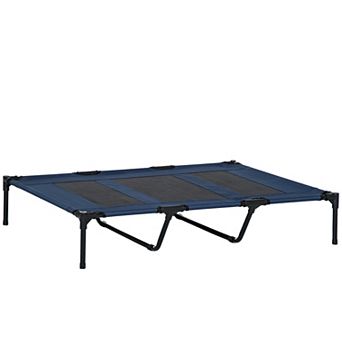 PawHut 48" x 36" Breathable Elevated Dog Bed Portable Pet Cot, Raised Pet Bed