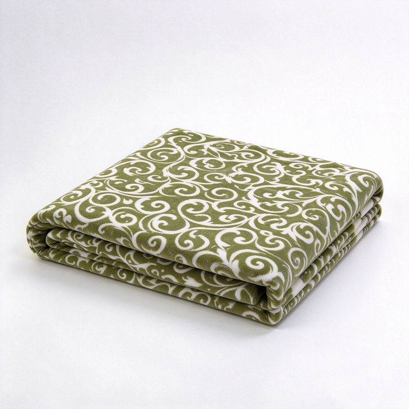 Home Soft Things Flannel Velvet Throw Blanket