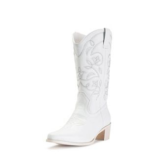 Womens Pointy Western Cowboy Cowgirl Boots