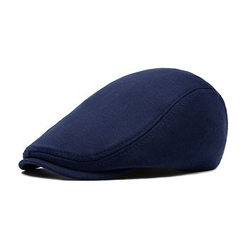Men Vintage Gatsby Newsboy Flat Cap Premium Polyester Elastic Back Beret Hat