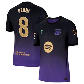 Men's Nike Pedri Purple Barcelona 2026/27 Away Match Authentic Jersey