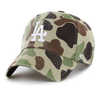Men's Carhartt x '47 Camo Los Angeles Dodgers Duck Clean Up Adjustable Hat