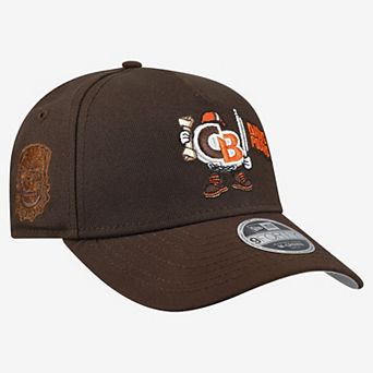 Preschool New Era Brown Cleveland Browns Cartoon 9FORTY M-Crown A-Frame Adjustable Hat