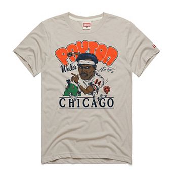 Unisex Homage Walter Payton Stone Chicago Bears Caricature Player Graphic Tri-Blend T-Shirt