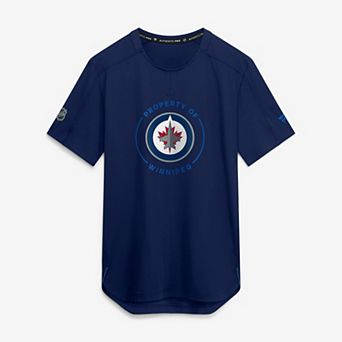 Men's Fanatics Navy Winnipeg Jets Authentic Pro Train Performance T-Shirt